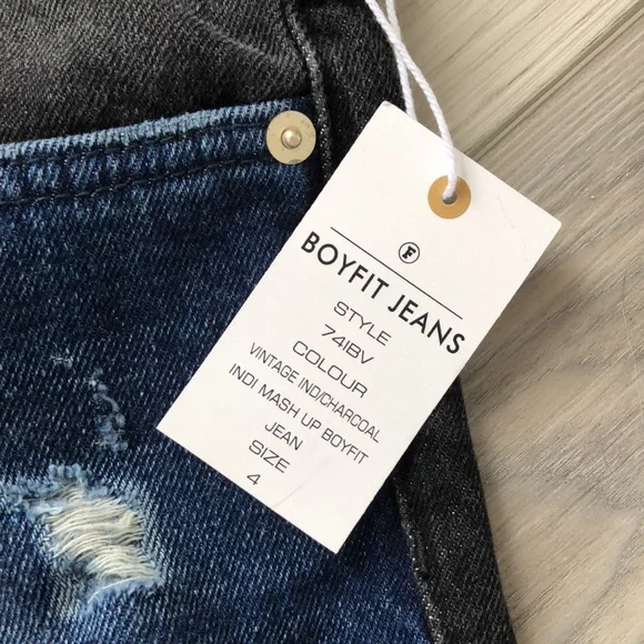 🖤French Connection Boyfriend Jeans - Picture 3 of 8